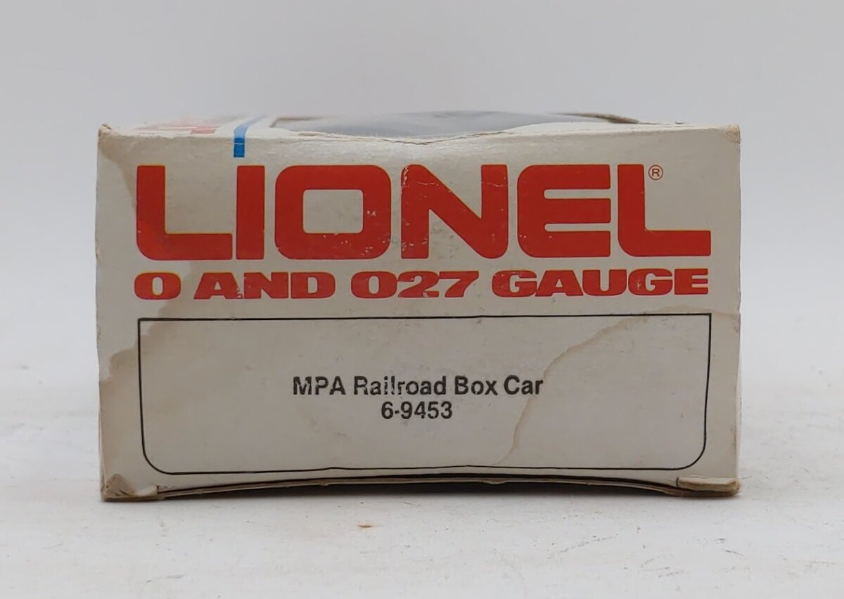 Lionel 6-9453 O Gauge MPA Railroad Boxcar LN/Box