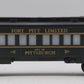 Lionel 6-7212 O TCA Fort Pitt Limited "City of Pittsburgh" Passenger Car #1984 LN/Box