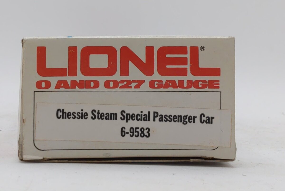 Lionel 6-9583 O Gauge Chessie Steam Special Passenger Car #9583 LN/Box