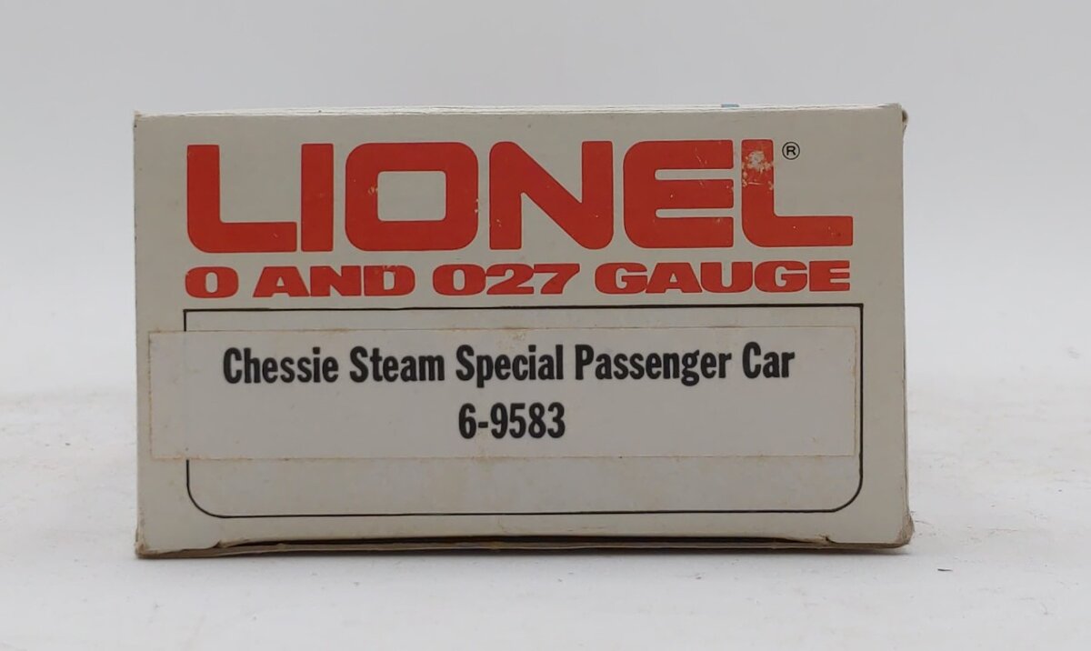 Lionel 6-9583 O Gauge Chessie Steam Special Passenger Car #9583 LN/Box