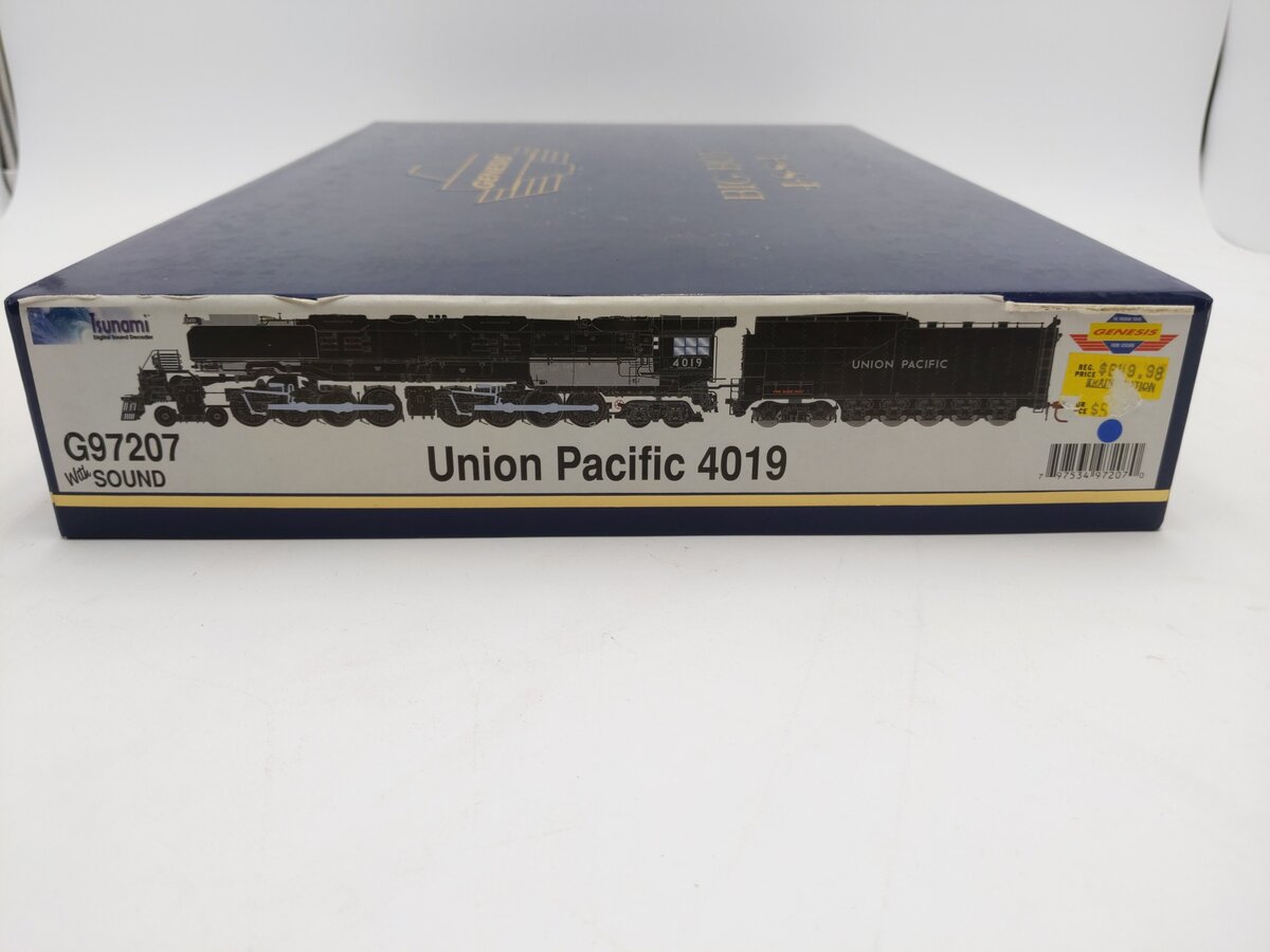 Athearn G97207 HO UP 4-8-8-4 Big Boy Steam Loco w/DCC & Sound Coal Tender #4019