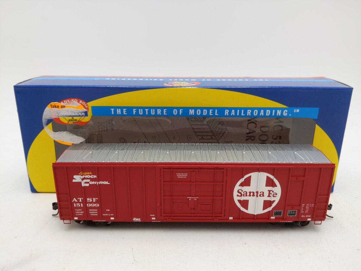 Athearn 87423 HO Santa Fe 50' FMC Plug Door Boxcar #151999