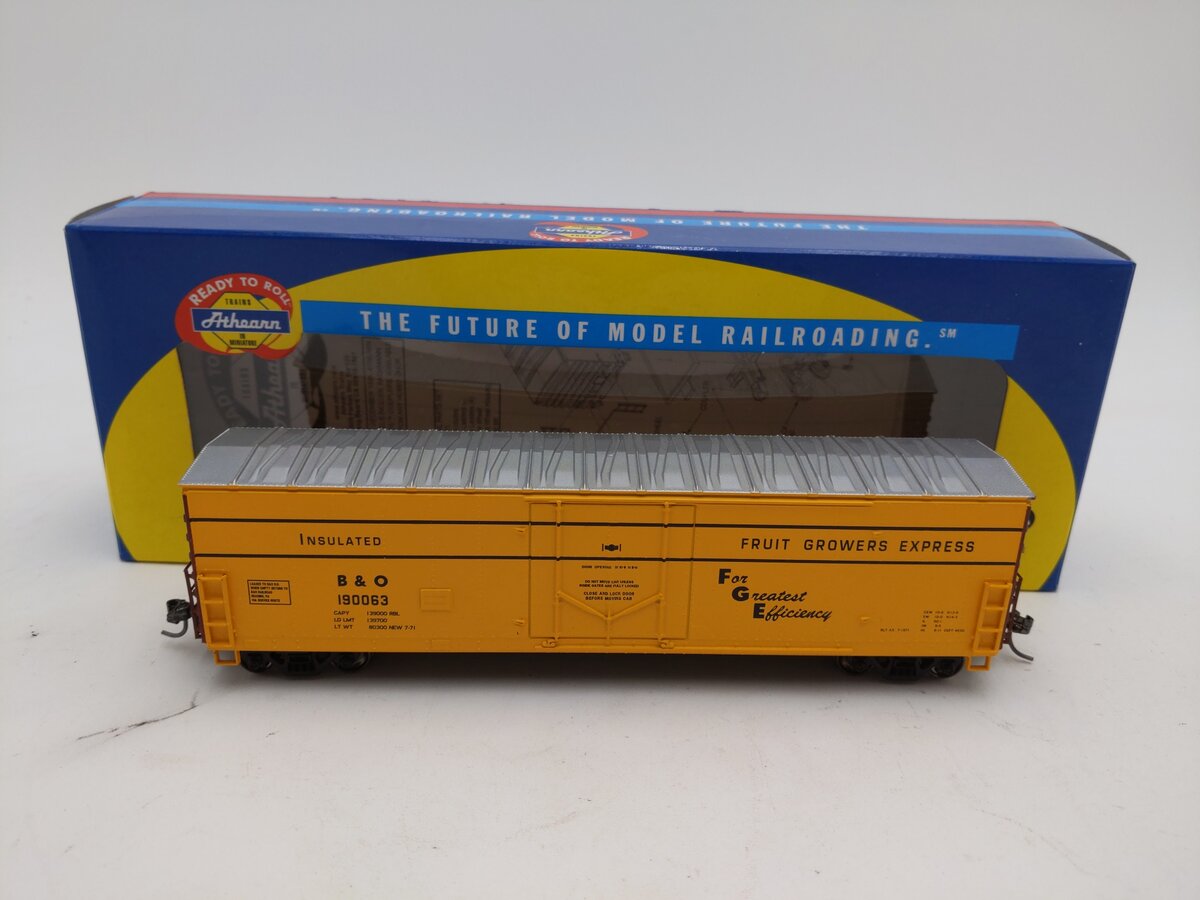 Athearn 74824 HO B&O/FGE 50' Youngstown Door Boxcar #190063
