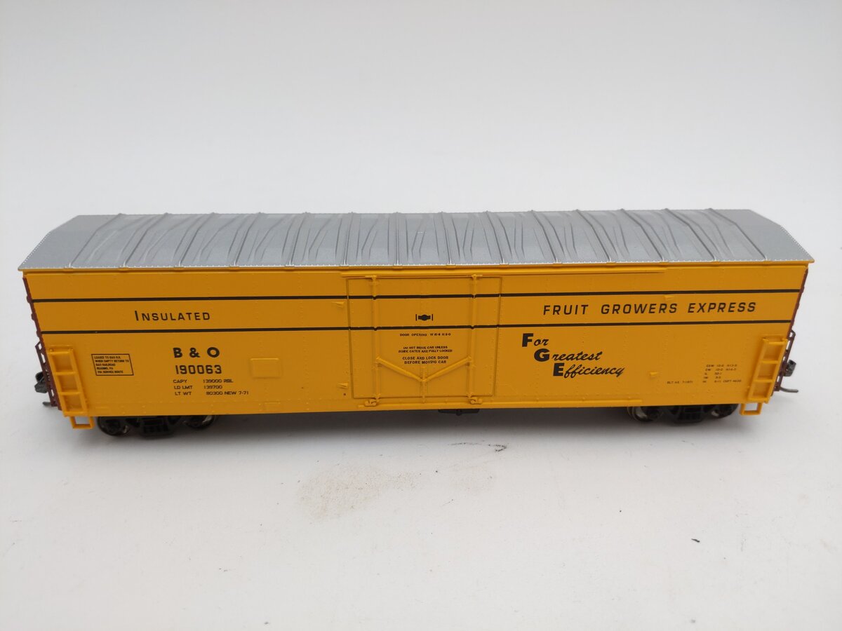 Athearn 74824 HO B&O/FGE 50' Youngstown Door Boxcar #190063