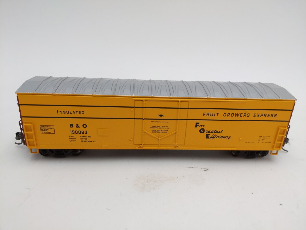 Athearn 74824 HO B&O/FGE 50' Youngstown Door Boxcar #190063