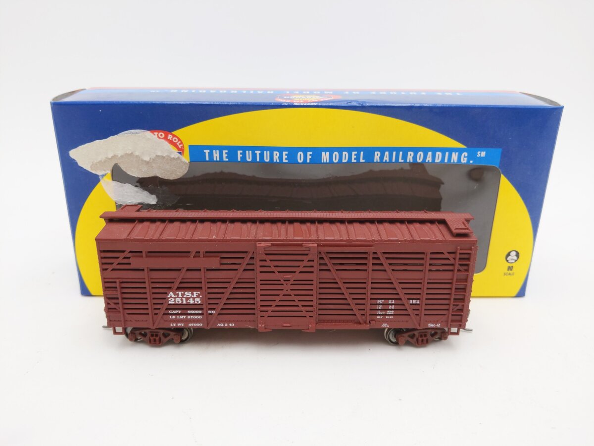 Athearn 75945 HO Santa Fe 40' Stock Car #25145
