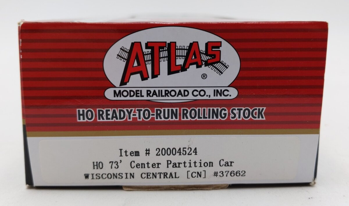 Atlas 20004524 HO Wisconsin Central (CN) 73' Center Partition Car #37662
