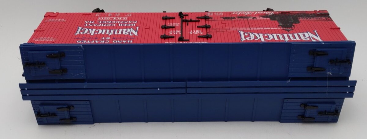 USA Trains R16469 G Nantucket Beer Refrigerator Car #0217 (Red/Blue)