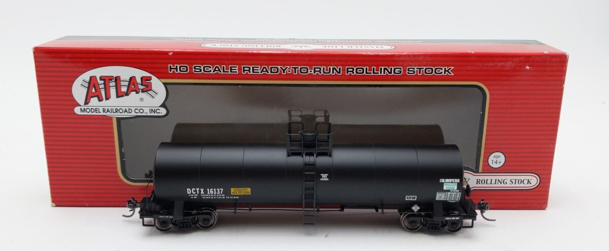 Atlas 20003484 HO DCTX CIT Group ACF 17,360-Gallon Chlorine Tank Car #16137