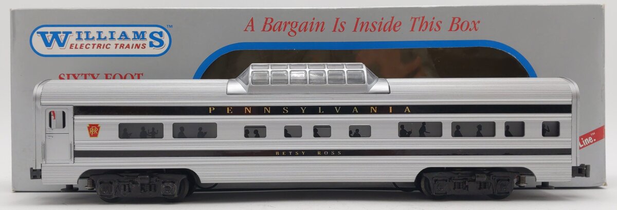 Williams 2542 O Pennsylvania " Besty Ross" Vista Dome Car EX/Box