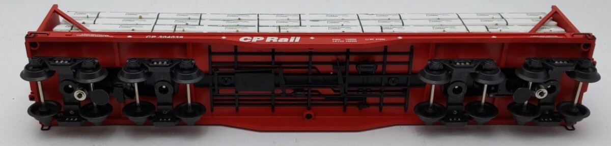 K-Line K693-1211 O CP Rail Flatcar w/ Lumber Load #304039 NIB