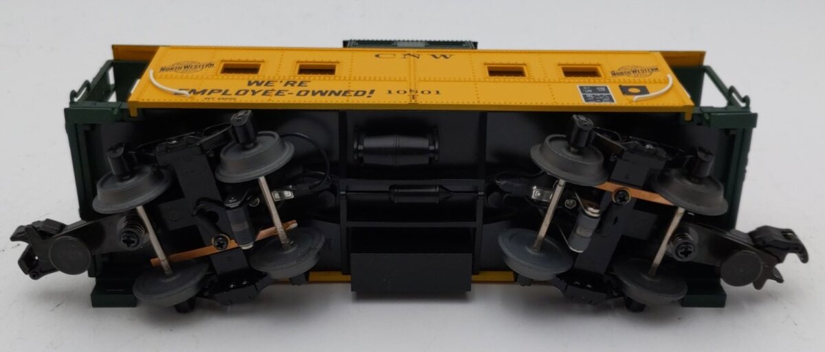 MTH 30-7727 O Gauge Chicago Northwestern Steel Caboose #10801 LN/Box