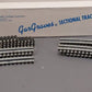 Gargraves 72-101S O 3 Rail Phantom Tinplate 72" Curve Plastic BLK Tie Sections