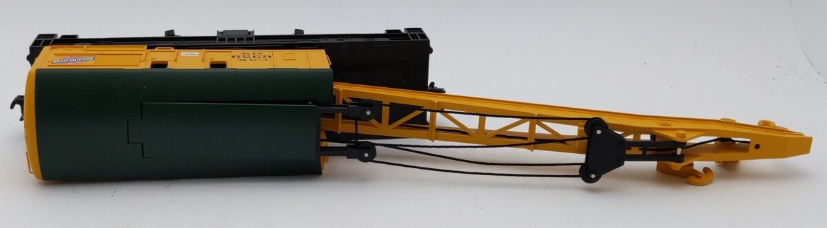 MTH 20-98238 O Gauge Chicago & Northwestern Railroad Wrecker Crane Car #6359 EX/Box