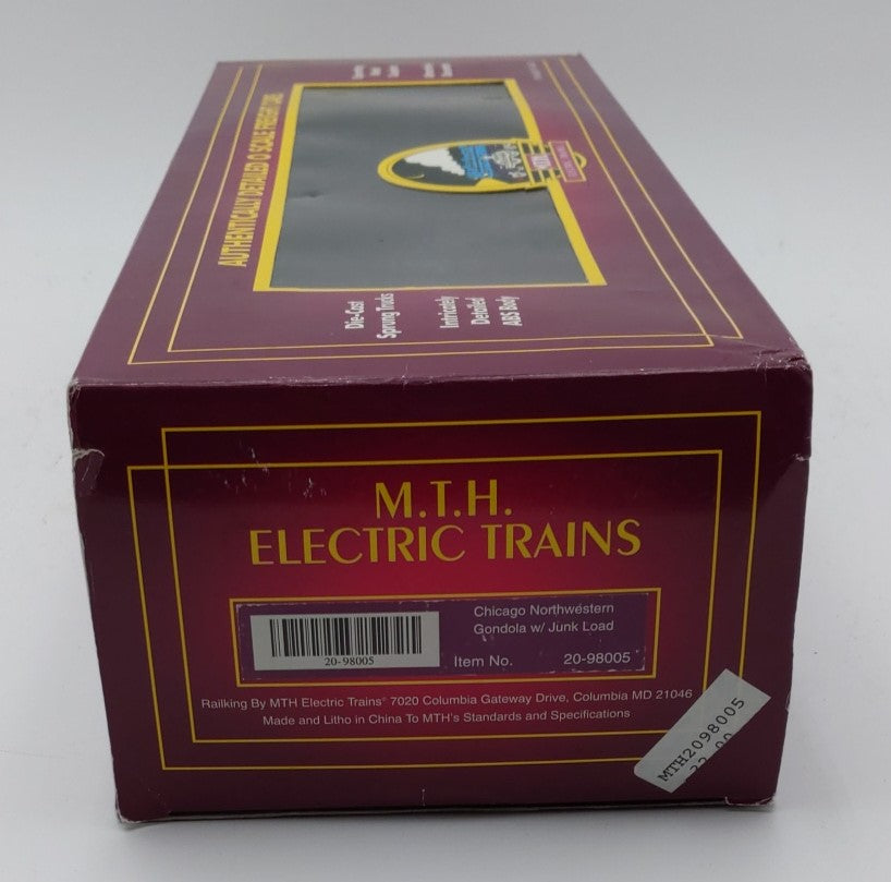 MTH 20-98238 O Gauge Chicago & Northwestern Railroad Wrecker Crane Car #6359 EX/Box
