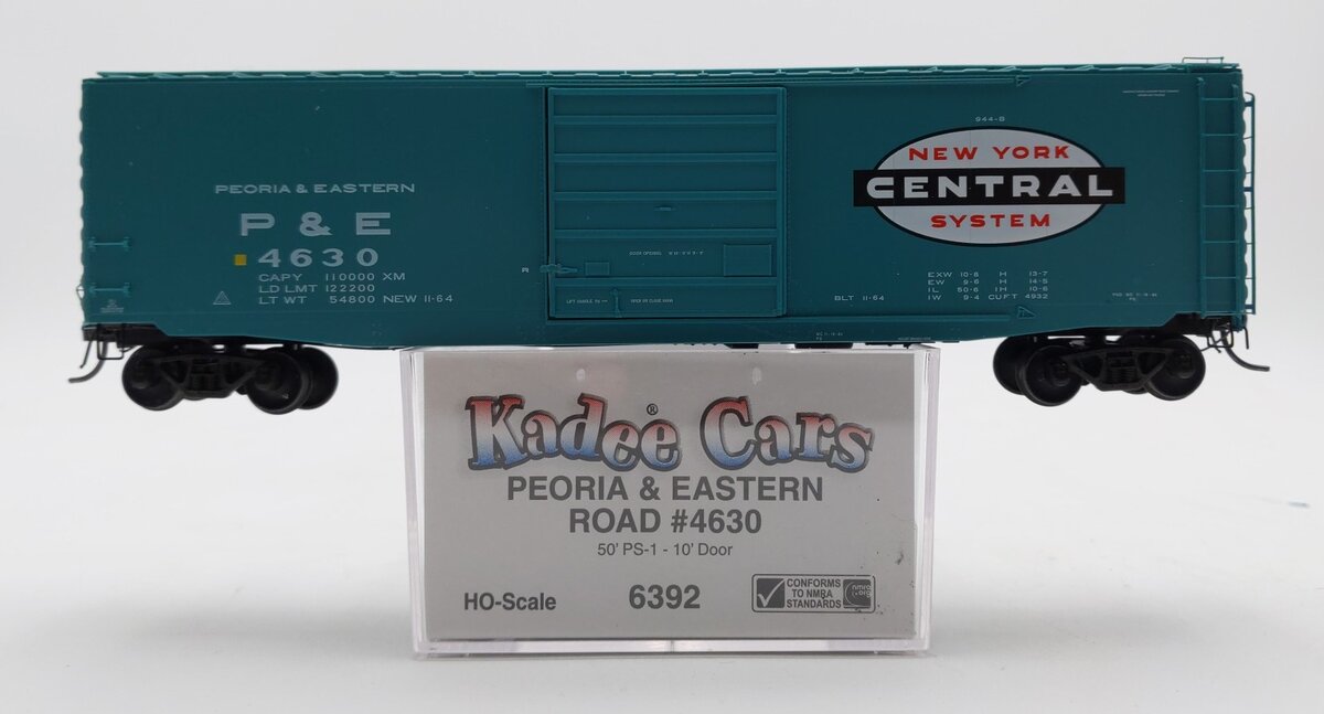 Kadee 6392 HO Peoria and Eastern 50' PS-1 with 10' Door Boxcar #4630