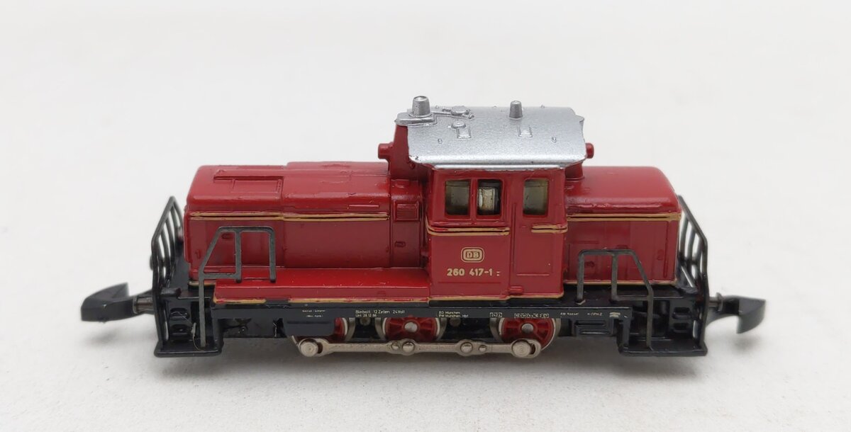 鉄道模型 marklin mini-club 8827/8864 Märklín Mini-Club 8864 DB 260 Diesel Switch Locomotive Train
