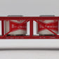 Lionel 6-9193 O Gauge Budweiser Vat Car with Red & White Vats #9193 LN/Box