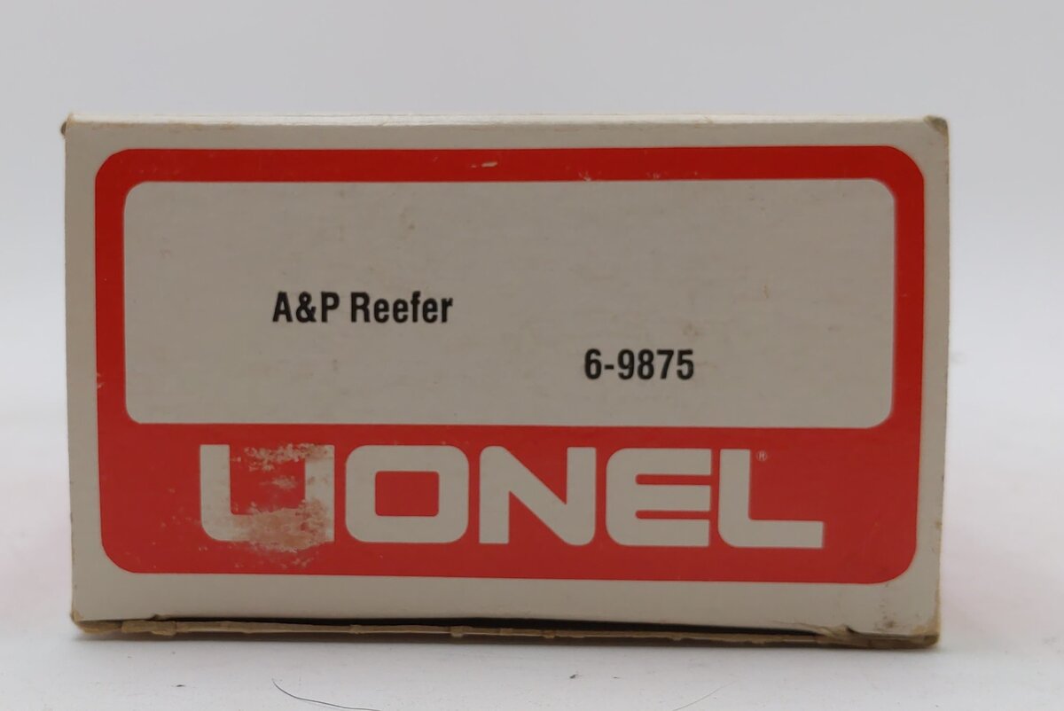 Lionel 6-9875 O Atlantic and Pacific Billboard Reefer Car #9875 LN/Box