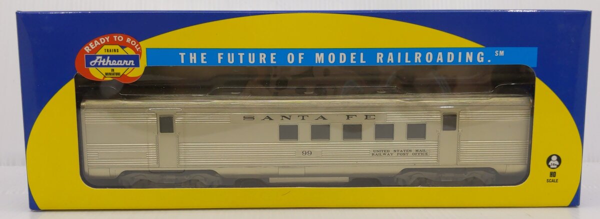 Athearn 7911 HO Scale Santa Fe Streamlined RPO Car #99