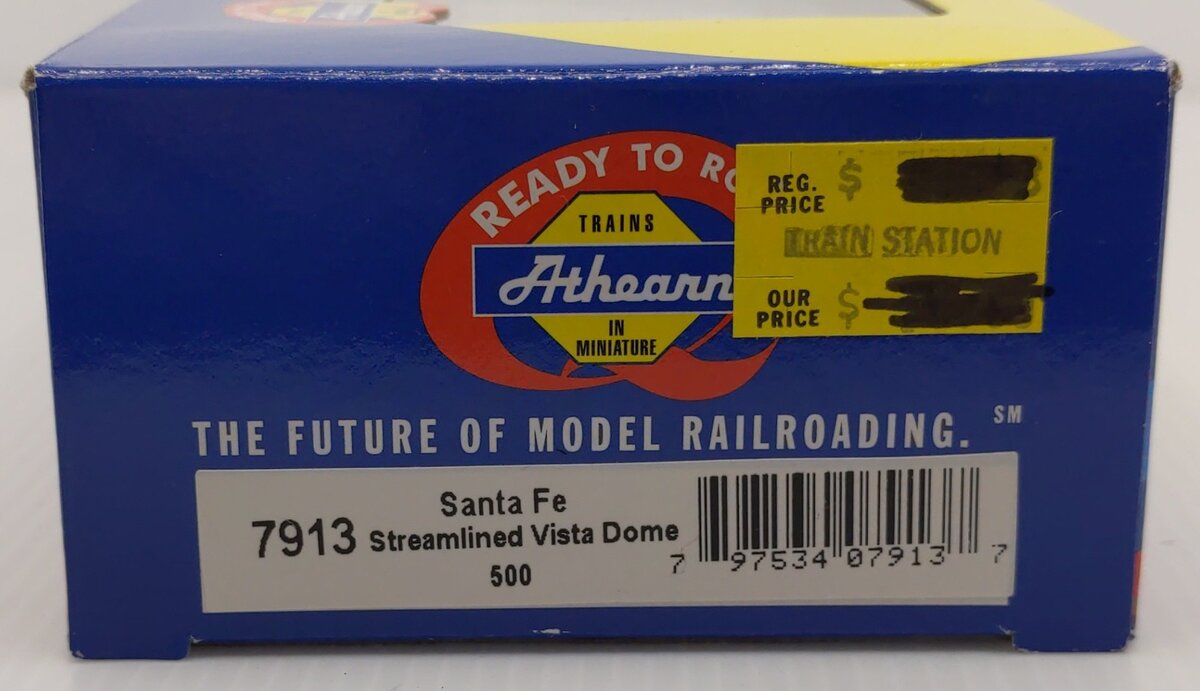 Athearn 7913 HO Scale Santa Fe Streamlined Vista Dome #500