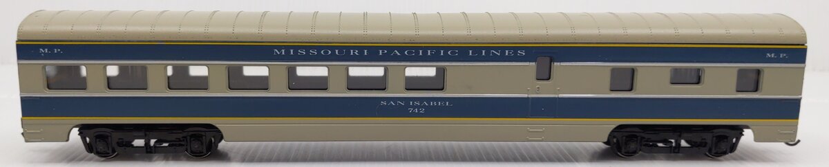 Con-Cor 0001-01000R HO Scale Mopac 'Eagle' 72 Ft Diner Passenger Car #742 EX/Box