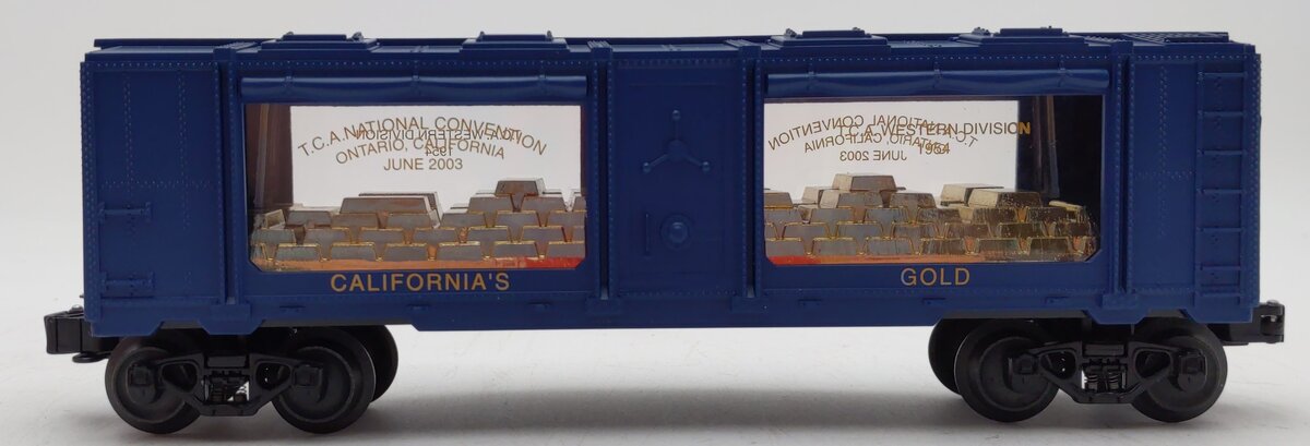 Lionel 6-52276 O Gauge TCA 2003 California's Gold Mint Car LN/Box
