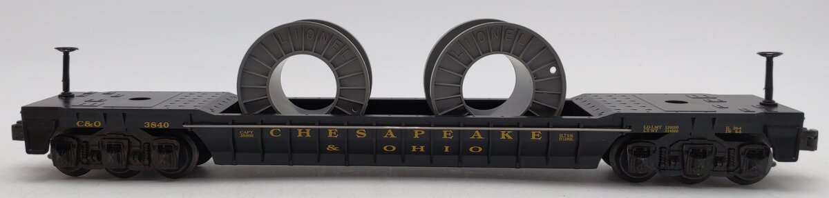 Lionel 6-16946 O Gauge Chesapeake & Ohio F9 Well Car #3840 NIB