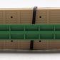 Lionel 6-16371 O Gauge Burlington Northern I-Beam Flat Car #16371 w/Wood Load NIB