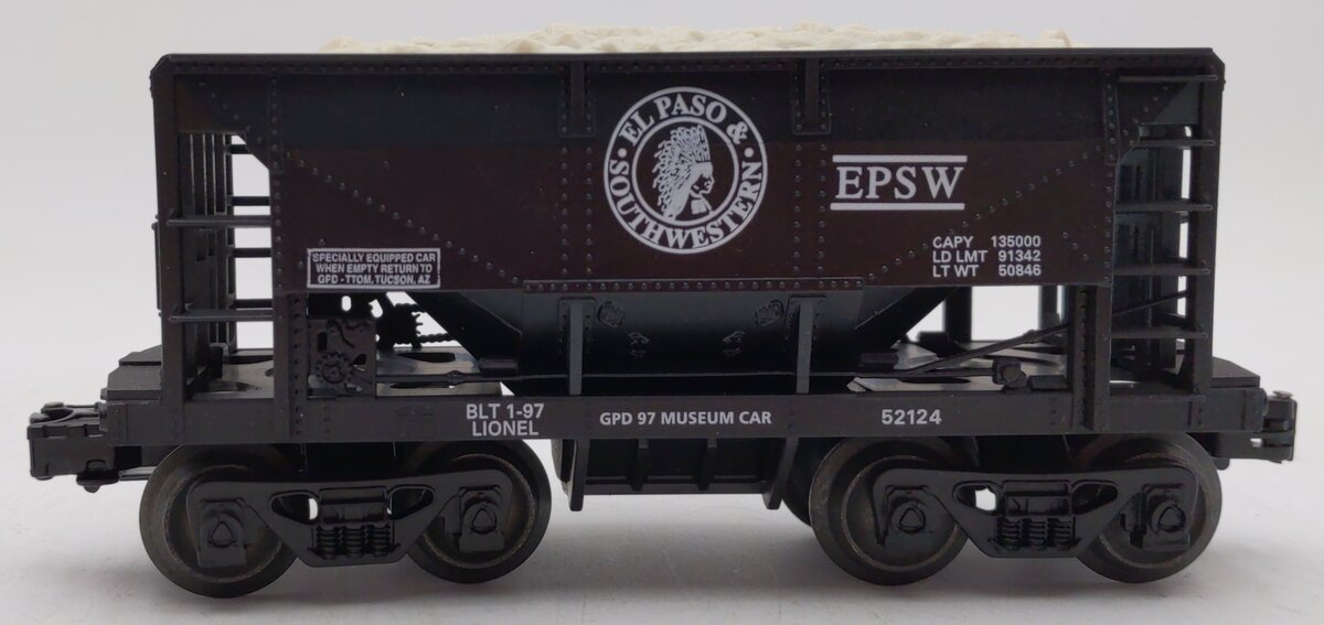 Lionel 6-52124 O Gauge TTOM-1997 ESPW Ore Car w/Ore Load LN/Box