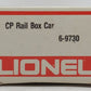 Lionel 6-9730 O Gauge CP Rail Boxcar - White Letter Version LN/Box
