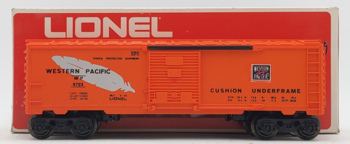 Lionel 6-9723 O Gauge Western Pacific Boxcar #9723