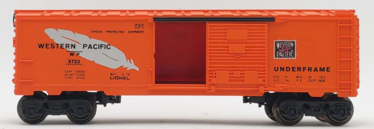 Lionel 6-9723 O Gauge Western Pacific Boxcar #9723 NEW