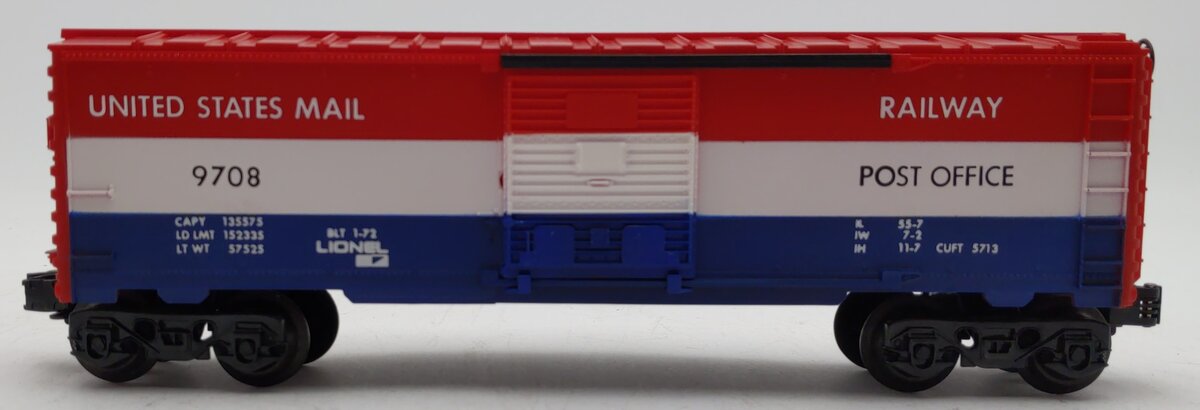 Lionel 6-9708 O Gauge United States Mail Boxcar