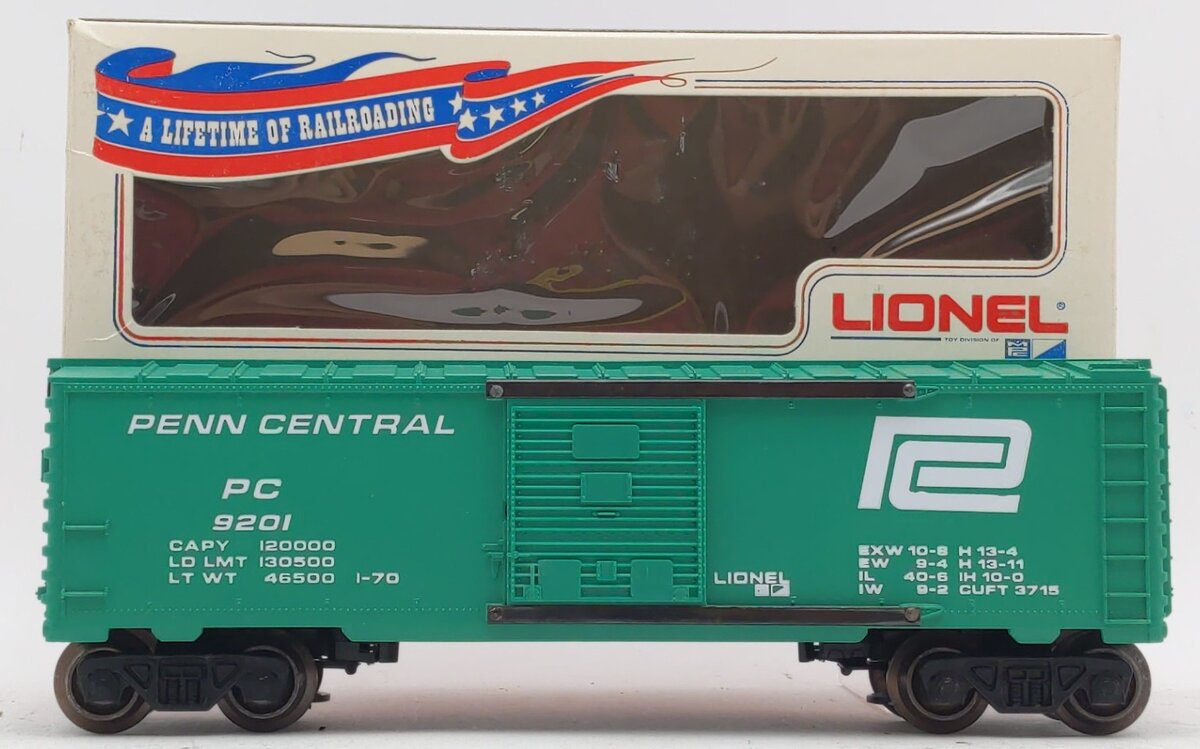 Lionel 6-9201 O Gauge Penn Central Boxcar VG/Box