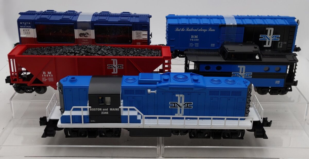 Lionel 6-81021 Boston & Maine Paul Revere GP-9 O Gauge Diesel Freight Train Set LN/Box