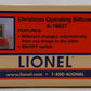 Lionel 6-16837 O Gauge Christmas Operating Billboard LN/Box