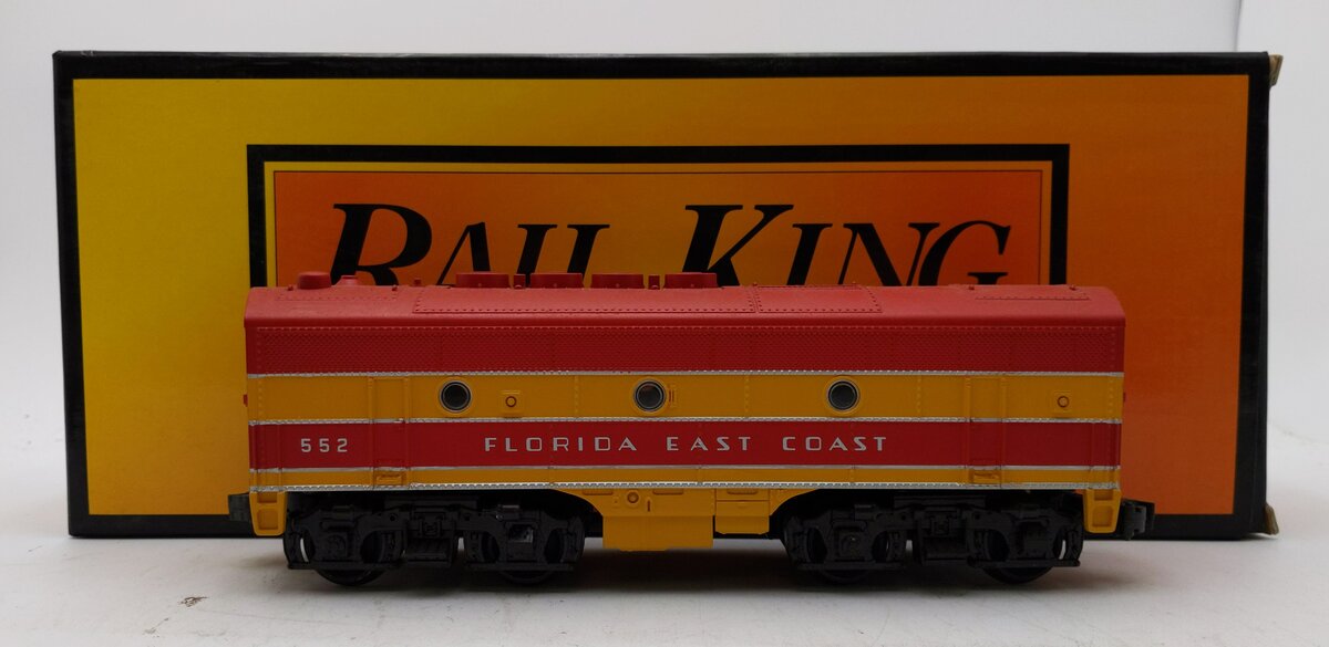 MTH 30-2012B O Florida East Coast F-3 Non-Powered B-Unit Diesel Engine #552 LN/Box