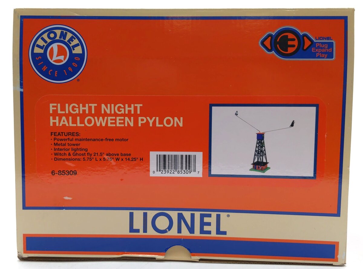 Lionel 6-85309 O Plug-Expand-Play Flight Night Halloween Pylon EX/Box