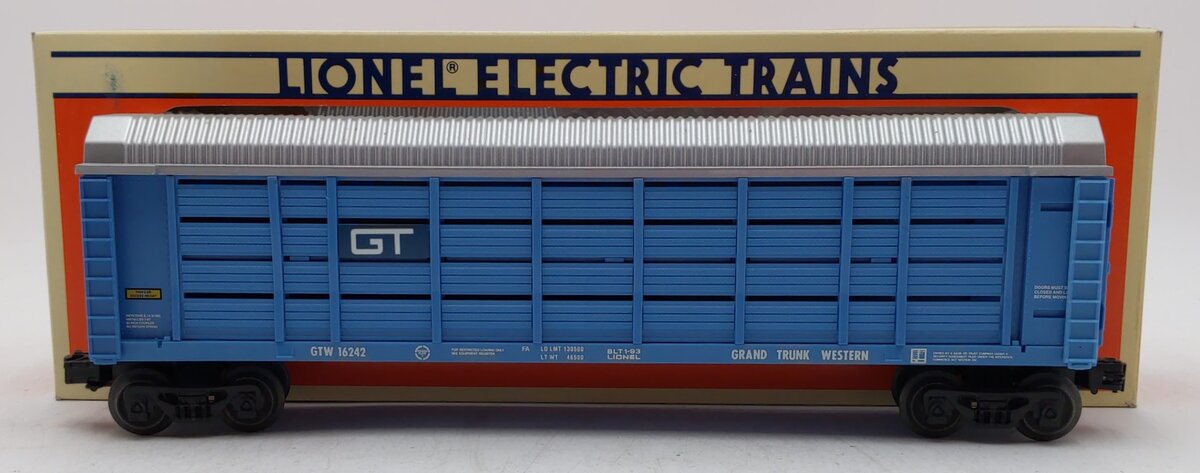Lionel 6-16242 O Gauge Grand Trunk Western Auto Carrier #16242