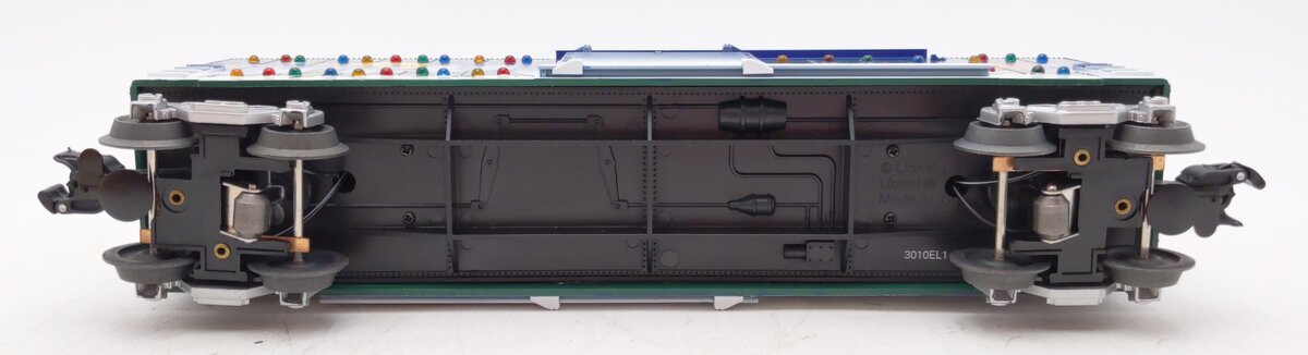 Lionel 6-29306 O Gauge PRR Lighted Holiday Hi-Cube Boxcar LN/Box