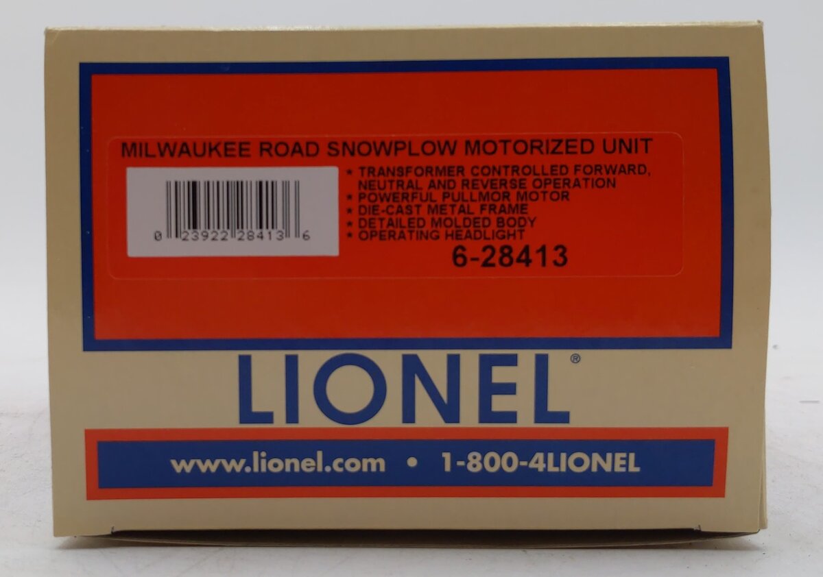 Lionel 6-28413 O Gauge Milwaukee Road Snowplow #X903