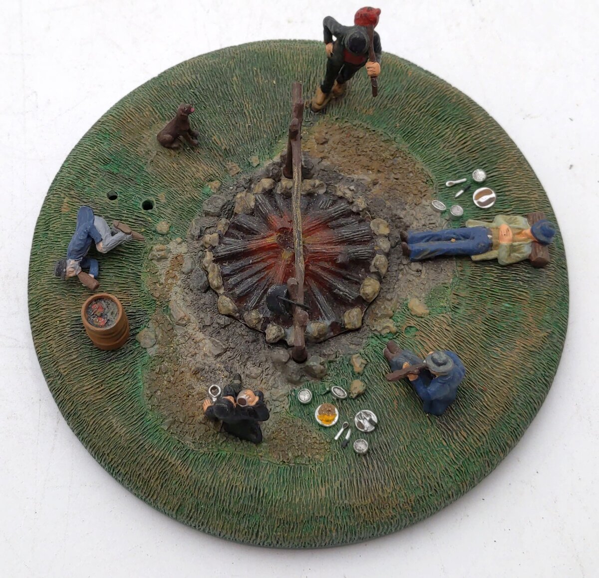 Lionel 6-32987 O Gauge Illuminated Hobo Campfire MT/Box