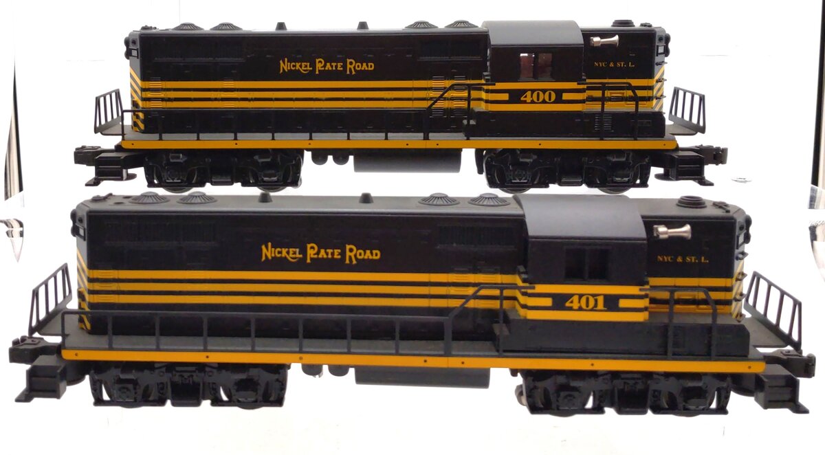 Lionel 6-18505 O Gauge Nickel Plate Road GP-7 Diesel Locomotive Set #400/401 LN/Box