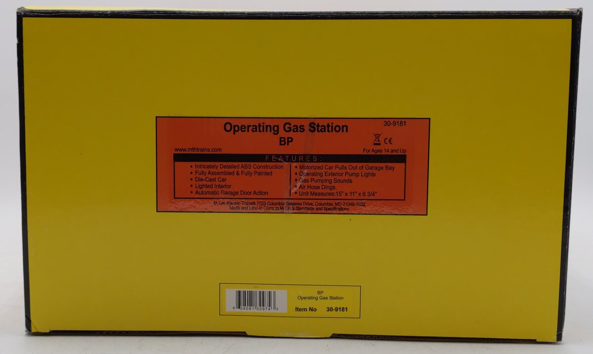 MTH 30-9181 O BP Operating Gas Station LN/Box