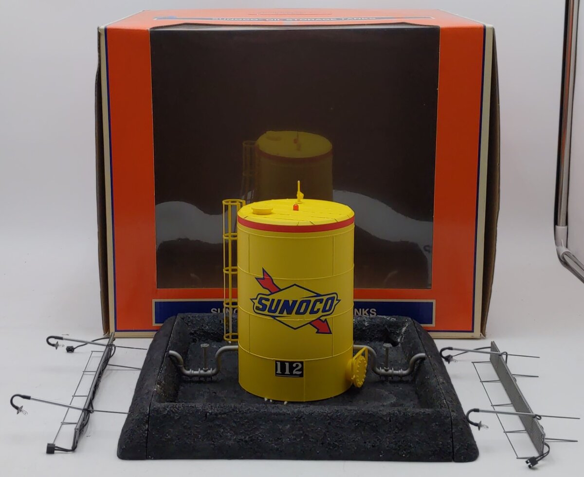 Lionel 6-16852 Sunoco Yellow Cylindrical Oil Tank