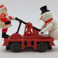 Lionel 6-18426 O Gauge Santa and Snowman Operating Handcar LN/Box