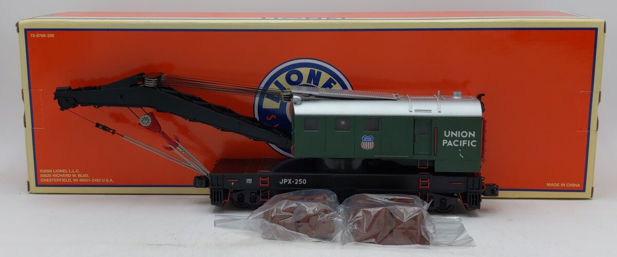 Lionel 6-29804 O Union Pacific Crane Car with TMCC LN/Box