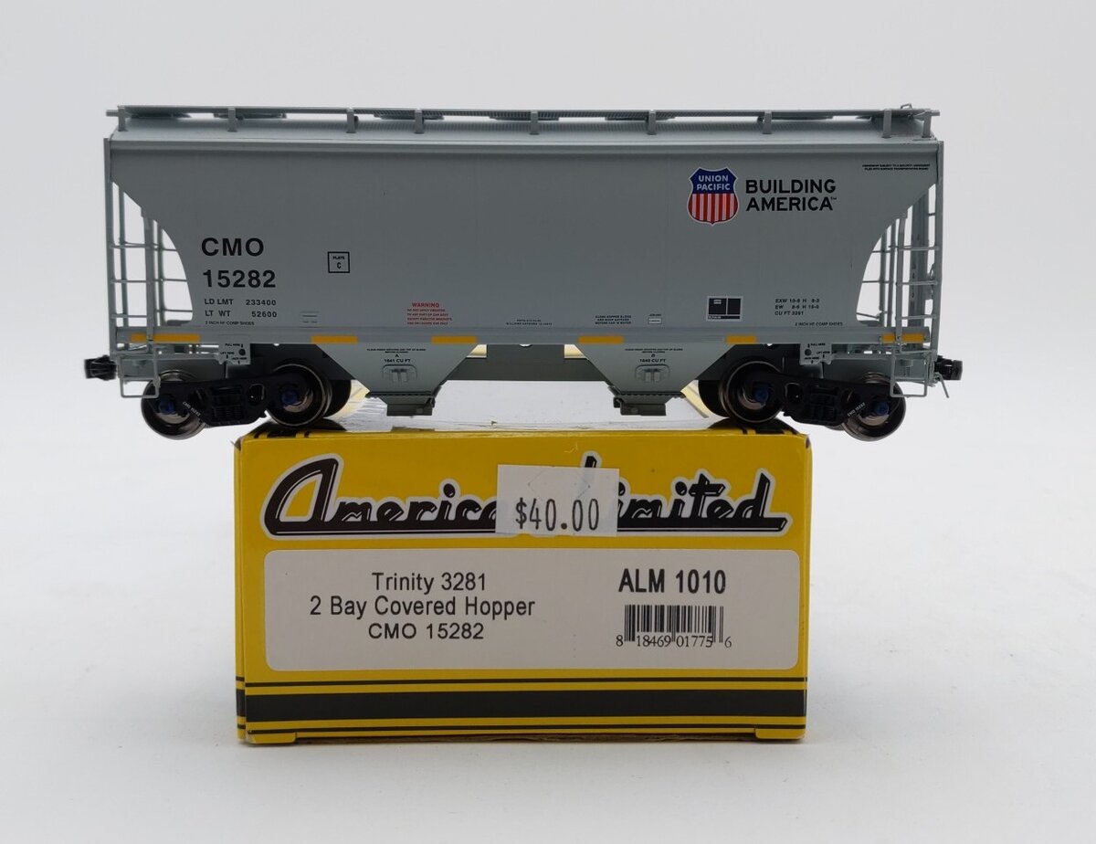 American Limited Models 1010 HO CMO 3281cf 2-Bay Covered Hopper #15282