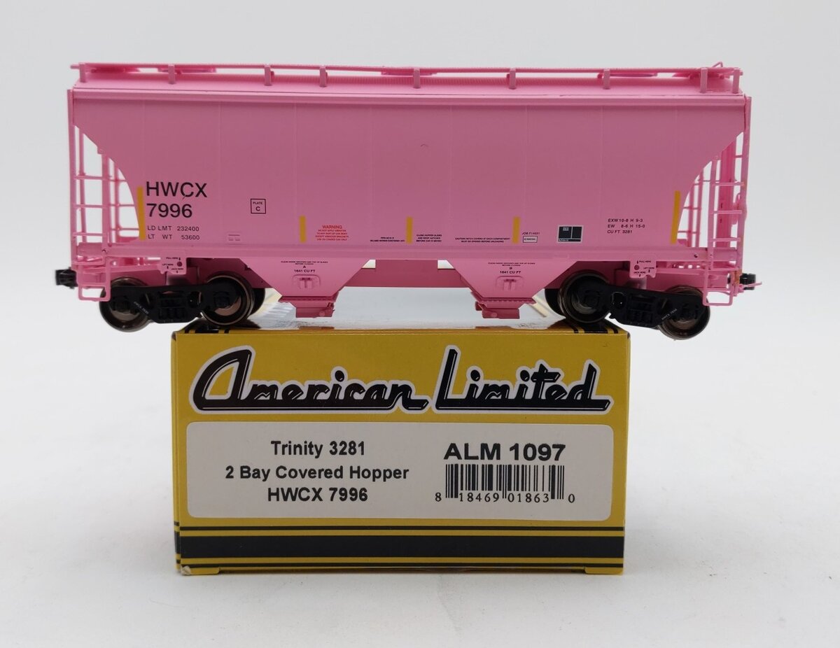 American Limited Models 1097 HO HWCX 2-Bay Covered Hopper #7996